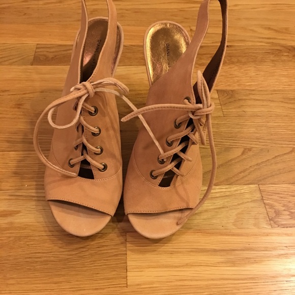 Diane vonFurstenberg Suede Open Toe Heels - Picture 2 of 7